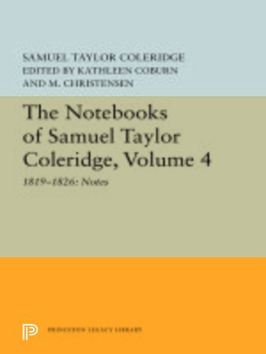 cover image of The Notebooks of Samuel Taylor Coleridge, Volume 4
